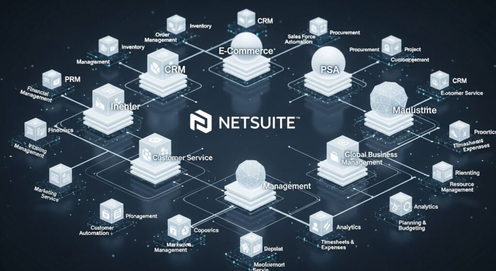 Alle Kernfunktionen und Module von NetSuite im Detail