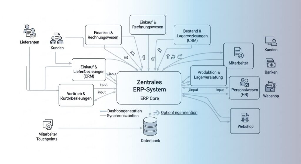 Funktionsweise eines ERP-Systems